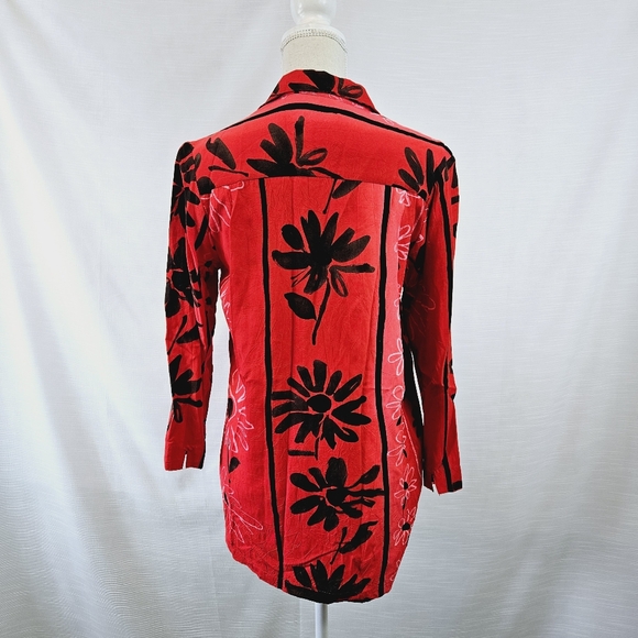 Jams World Vintage 80's Joli Hawaiian Buttondown Shirt size Small - Picture 7 of 11